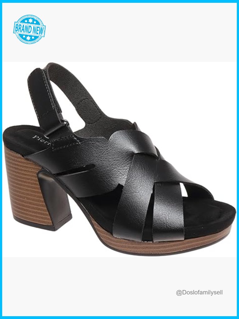 Peep Toe Platform Chunky Heel Slingback Sandals Wedge Casual Open Toe